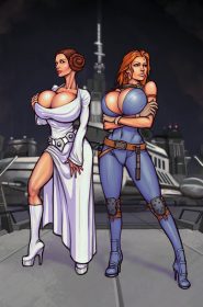 Boobsgames-Leia and Mara (Star Wars)0001