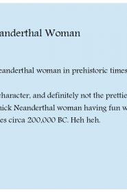 Neanderthal Woman (2)