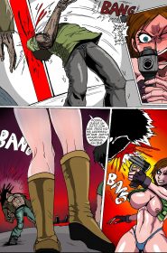 Jill Valentine vs Zombies and Nemesis (COMIC 3)_04