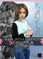 Kayla in A Week with Grandpa - Day One by 3DRComics