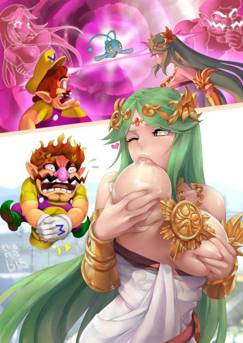 [TSFSingularity] Palutena & Wario bodyswap (Super Smash Bros.)