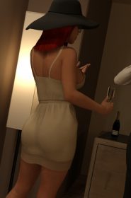 M -Vacation- Hotel Drinking (Vacation Outfit) 001