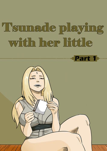 Tsunade playing with her little – Naruto